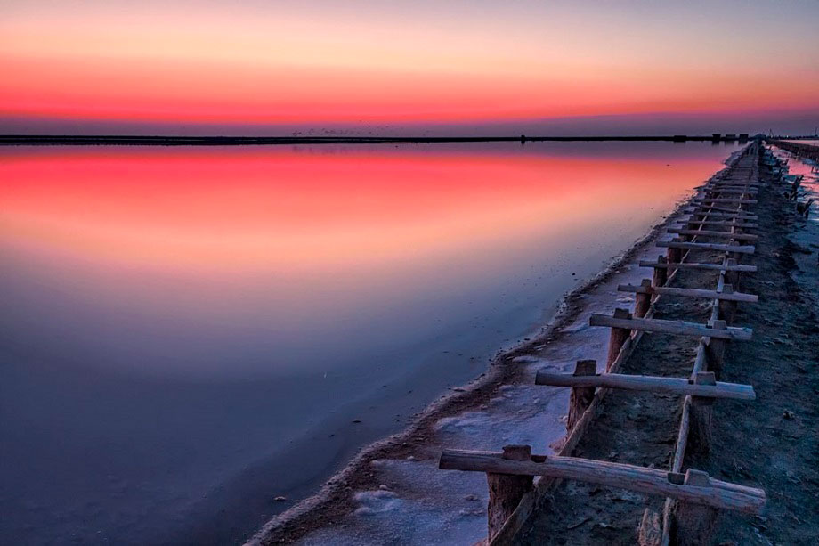 крымское соленое озеро