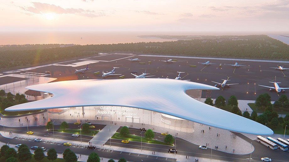 проект нового терминала в аэропорту геленджика