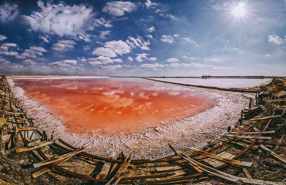 розовое озеро сасык-сиваш