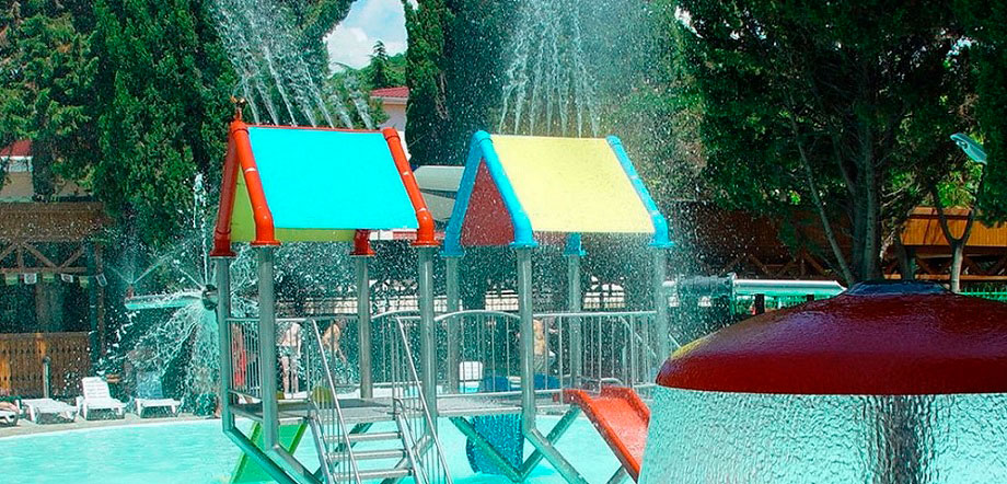 детский бассейн в аквапарке морская звезда