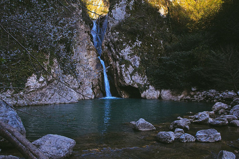 Водопады в Агурском ущелье