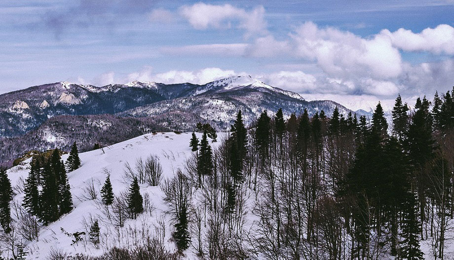 гора Шесси зимой