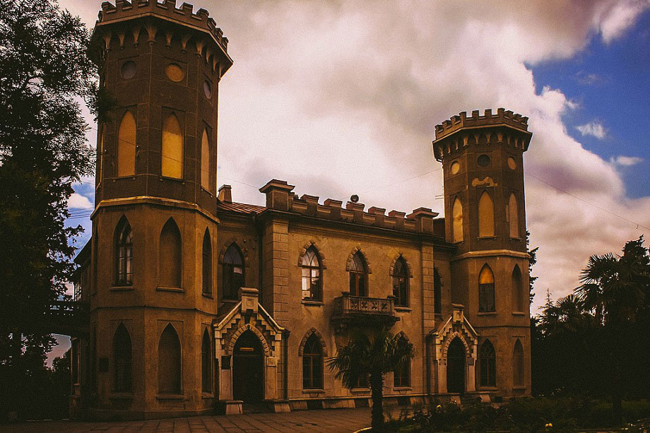 Дворец Голицына в гаспре фото